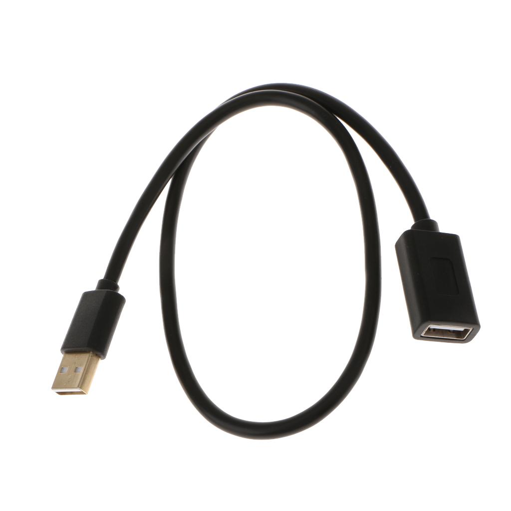 0.5m/1m/2m USB2.0 Type A Male to A Female Extension Cord for USB Flash Drive