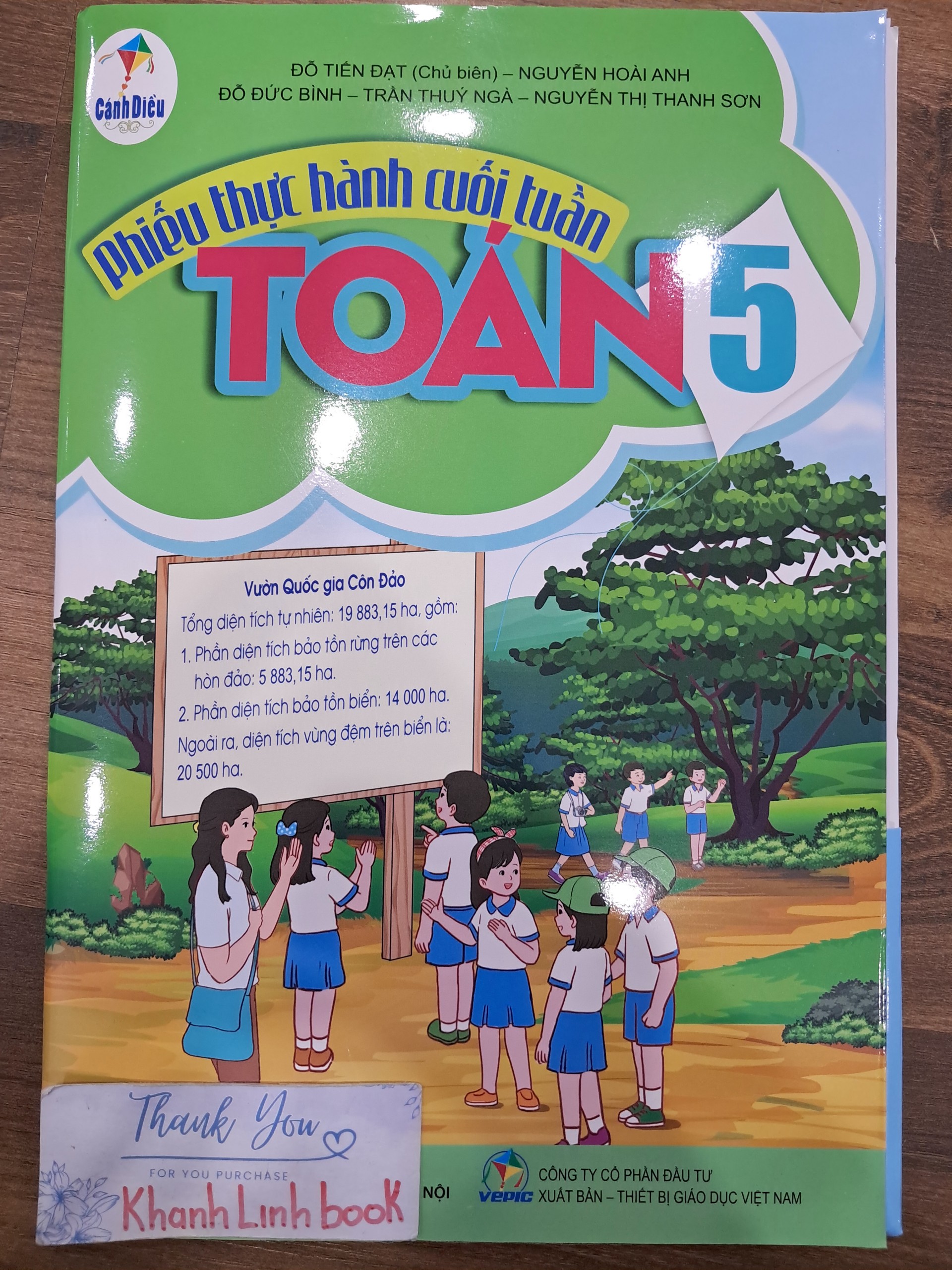 Sách - phiếu thực hành cuối tuần toán 5 (Cánh Diều)