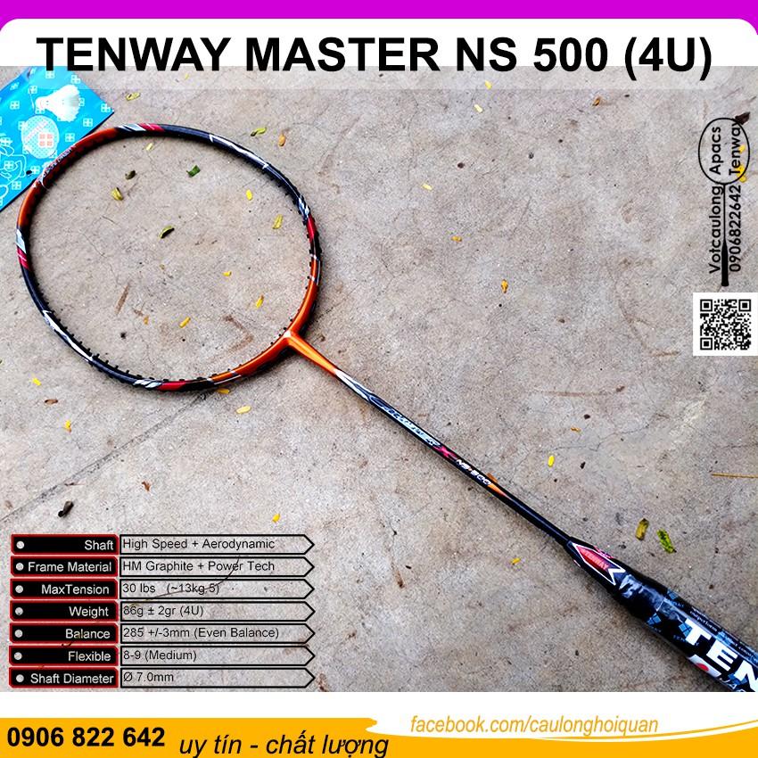 Vợt cầu lông Tenway Master NS 500 (4U) | Vợt cân bằng, đậm chất nam tính, đập cầu mạnh mẽ