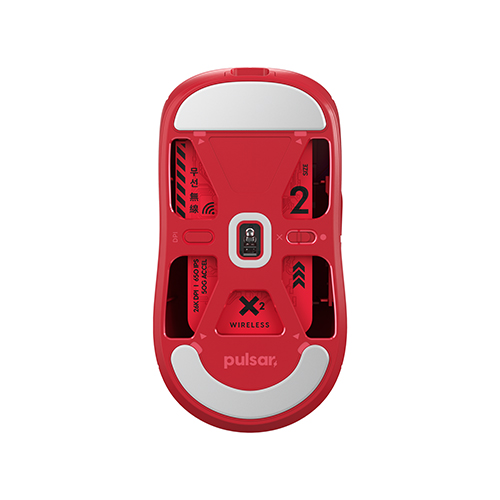 Chuột không dây siêu nhẹ Pulsar X2 Wireless - Limited Red Edition - Hàng Chính Hãng