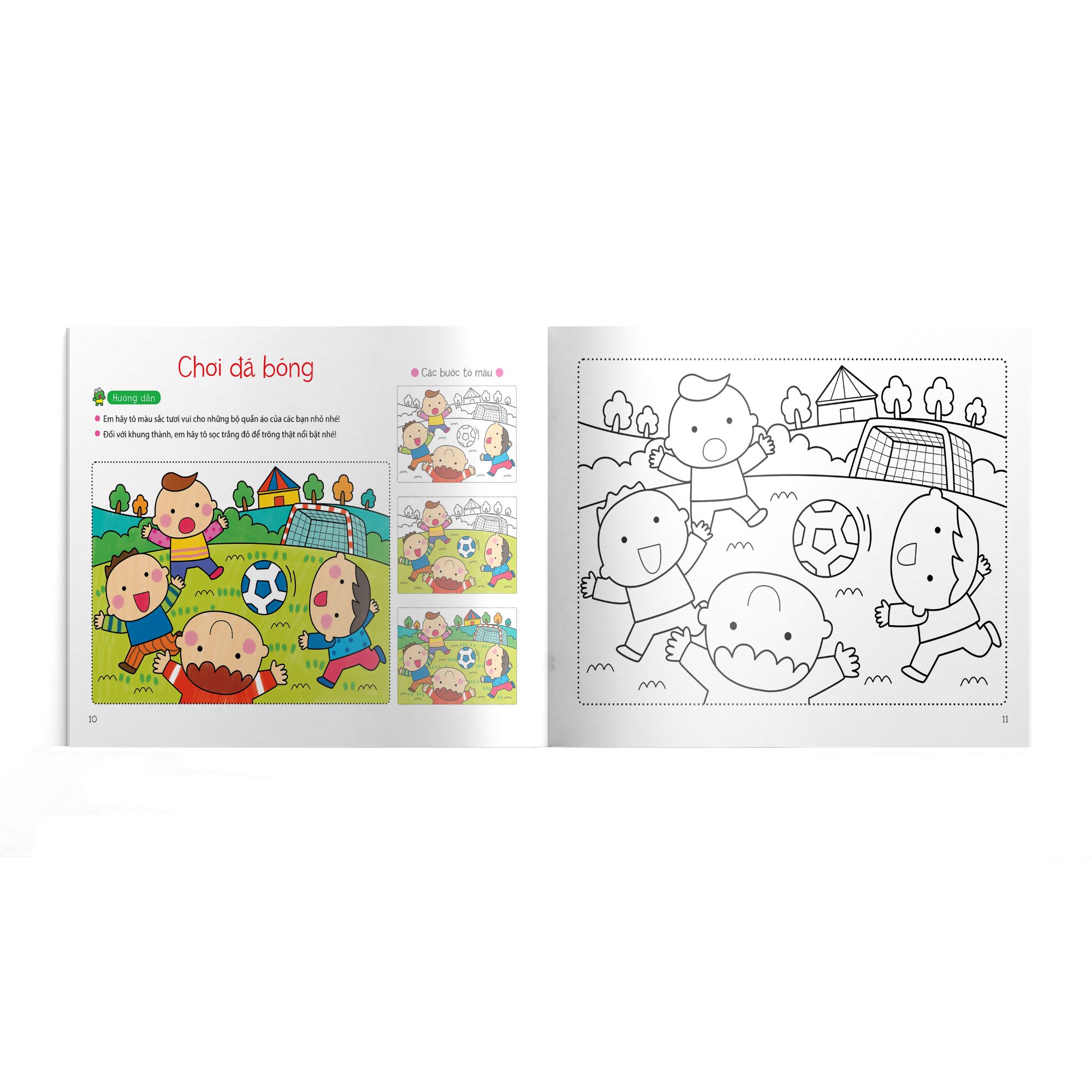 Combo 6 cuốn Bé tập tô màu