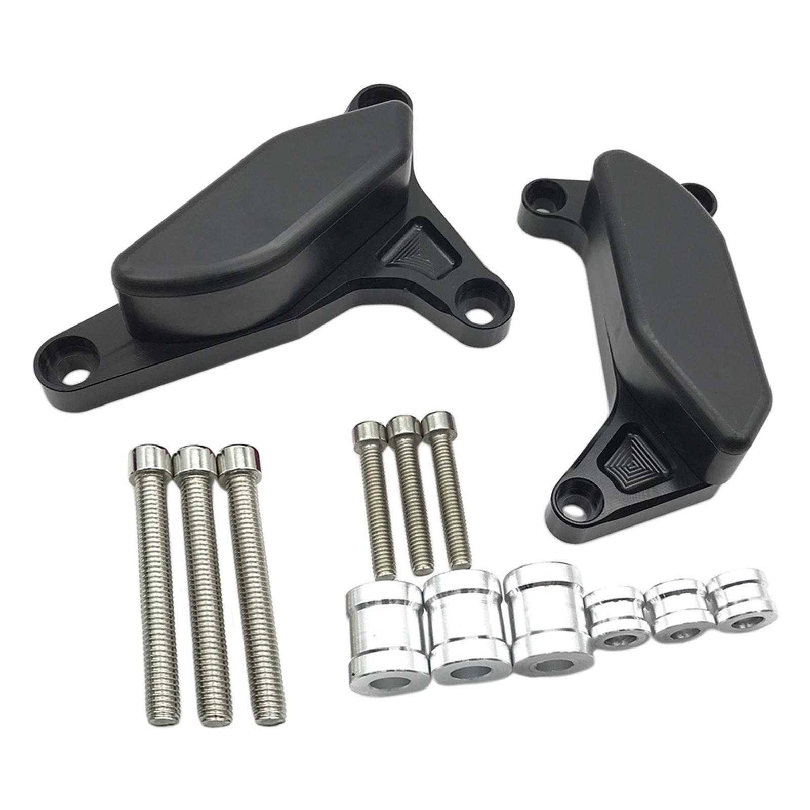 Motorcycle Engine Guard Slider Cover For Fazer 2006-2016 Black