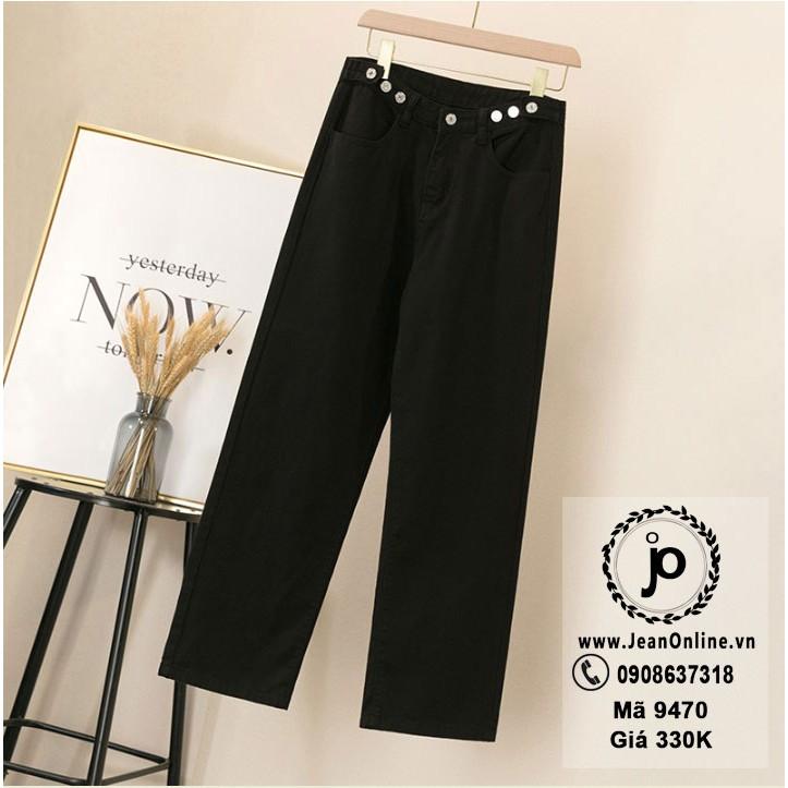 BIGSIZE NỮ - Quần jean nữ ống rộng (MS: 9470) - quần jean ống suông big size - quần bò - quần ngoại cỡ - quần ống rộng