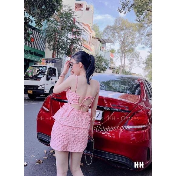 áo hai dây xốp đan lưng(có mút ngực