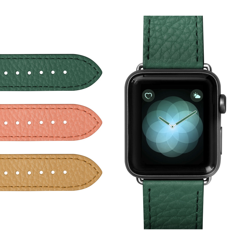 HÀNG CHÍNH HÃNG - Dây Laut Milano Watch Strap dành cho Apple Watch Srs 1~8/SE ( 42/44/45mm ) Chất liệu Da Ý cao cấp chính hãng, có độ bền cao, đường vân đều, da mềm, đều tăm tắp