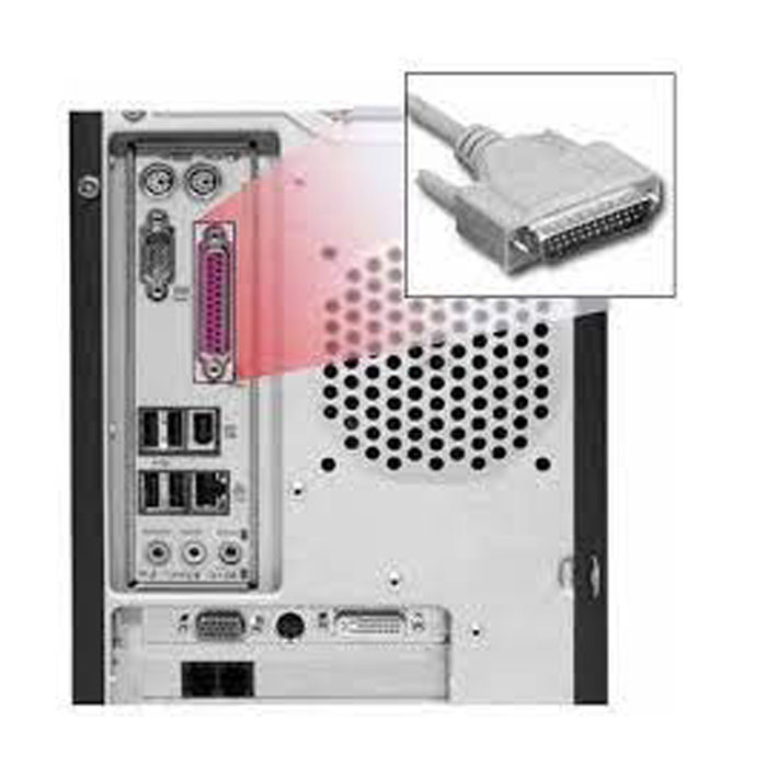 Máy in nhiệt chuyên dụng khổ in 57mm cổng Parallel có 25 chân dùng cho cân điện tử, PC - Nhãn hiệu TOPCASH AL-580P