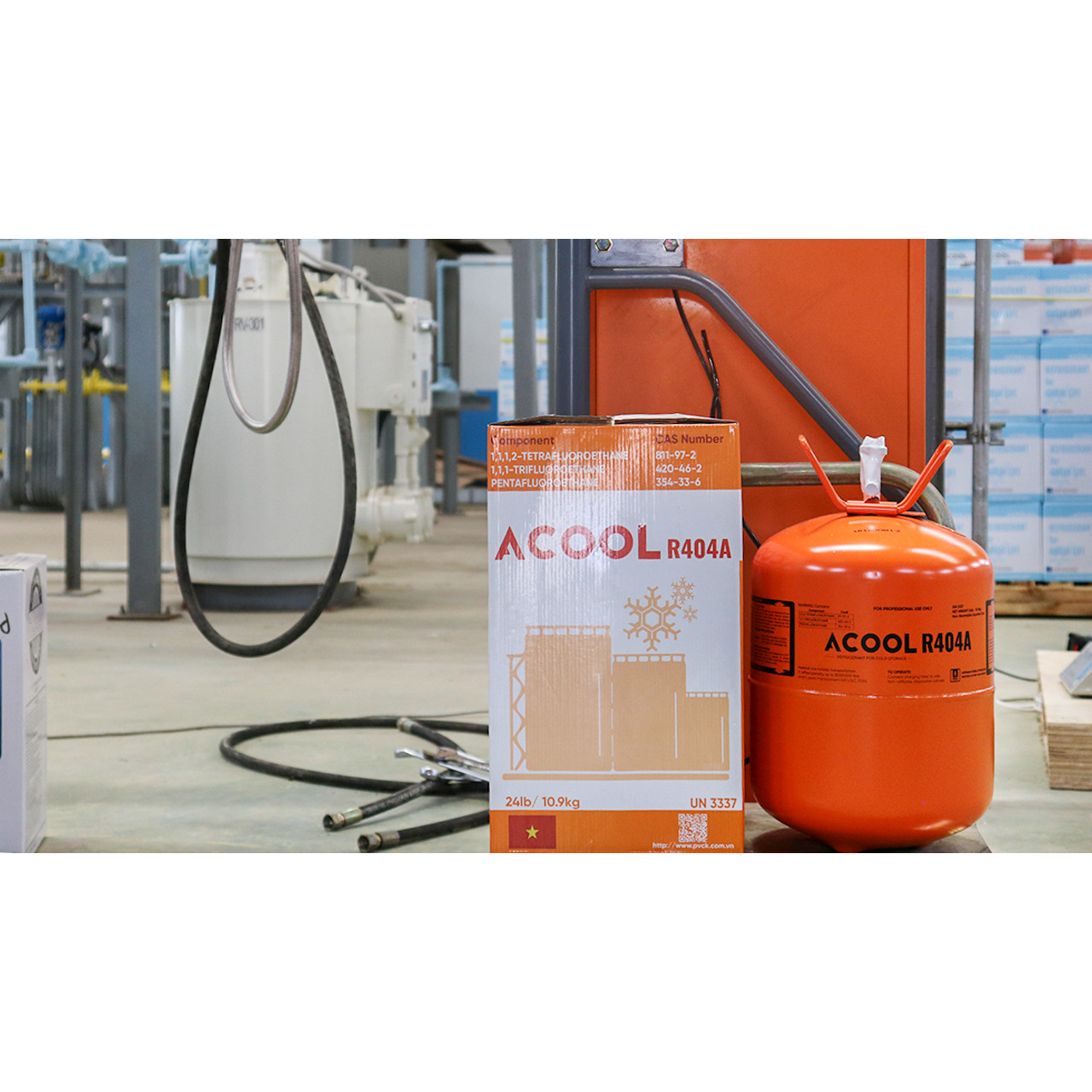 Gas lạnh ACOOL R404A bình 10,9 kg