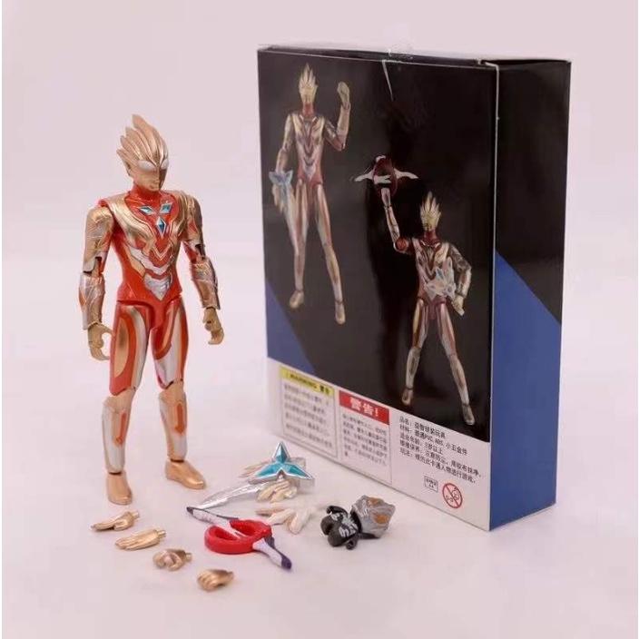 Mô hình khớp phim siêu nhân Ultraman Shining Triga 17cm