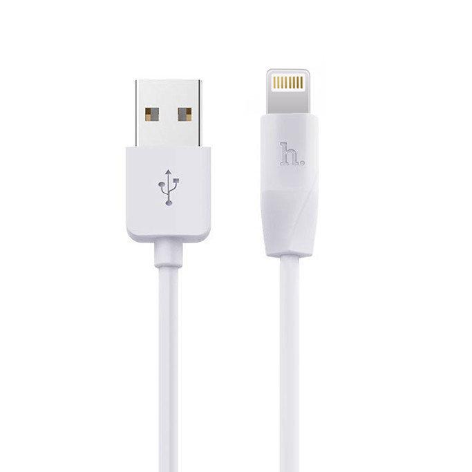 Cáp sạc lightning Hoco X1cho iphone 5 trở lên - dài 2m (Trắng) - Hàng chính hãng