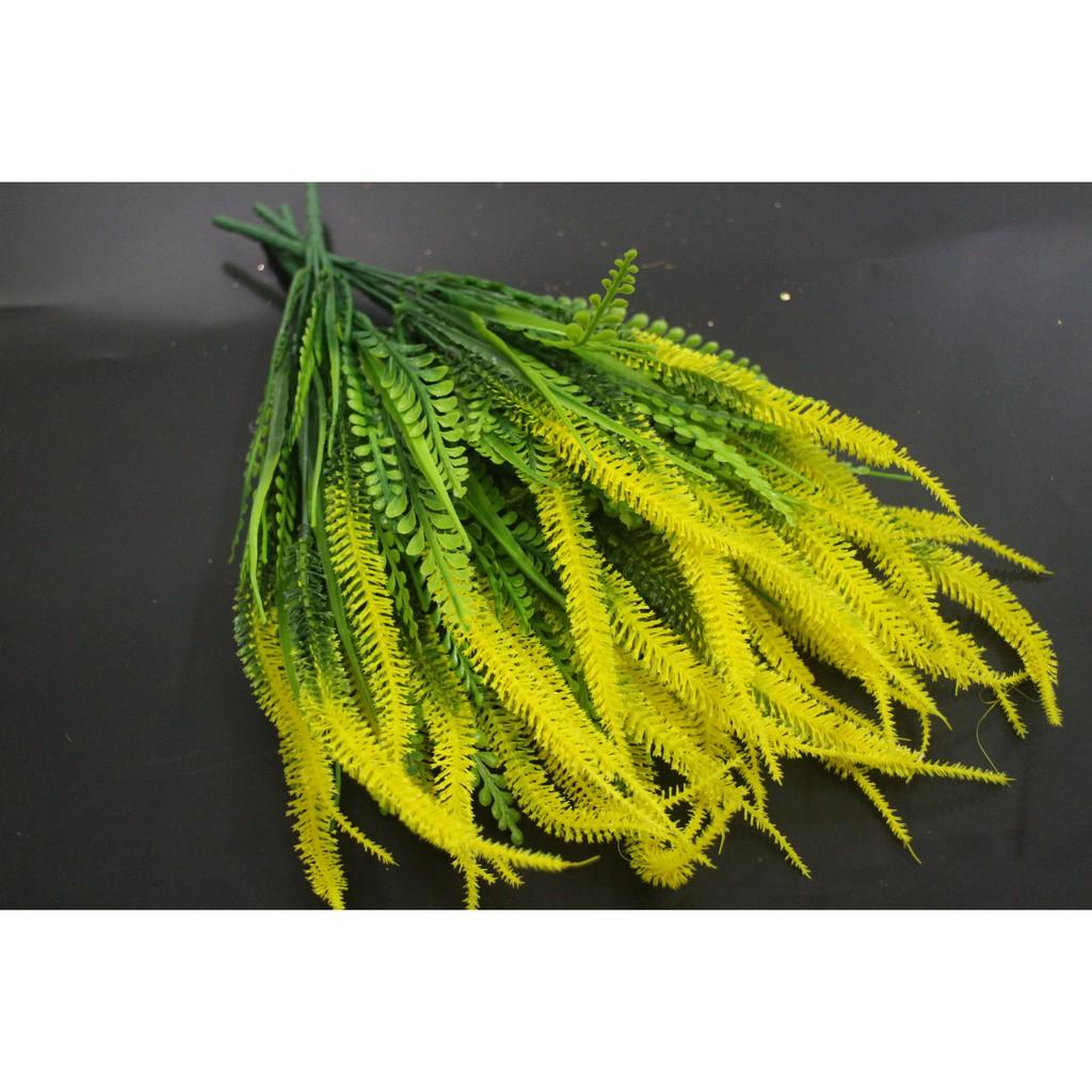 Cành rủ lá me điểm mềm trang trí- cành giả