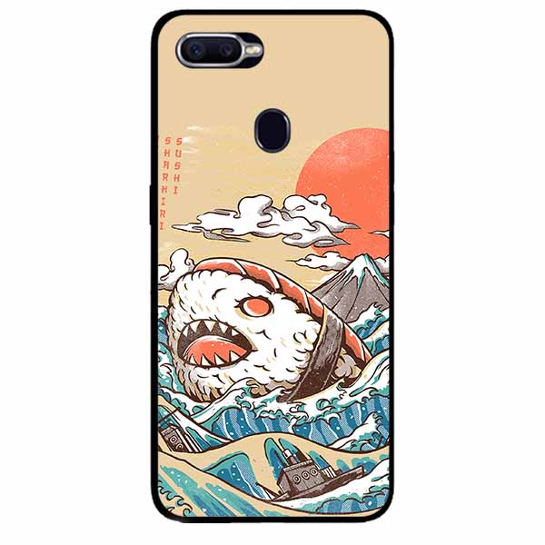 Ốp lưng dành cho Realme 2 Pro mẫu Cá Shushi Cuộn