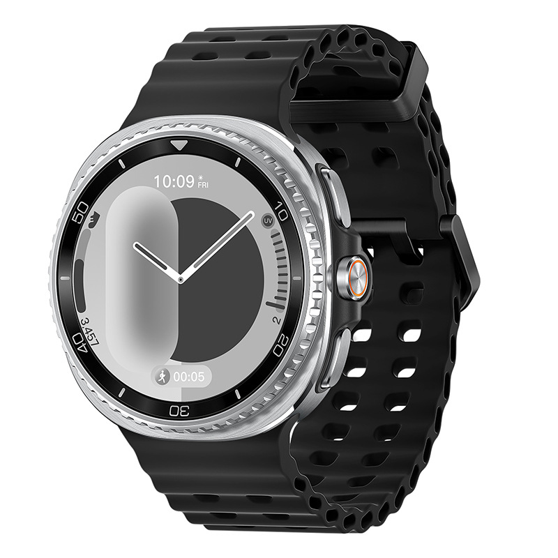 Dây đeo Silicone Ocean cho Samsung Galaxy Watch 8 40mm / 44mm &amp; Galaxy Watch 8 Classic 46mm - Hàng Chính Hãng