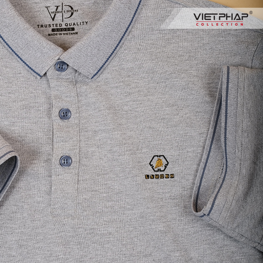 Áo Thun Polo Nam Cao Cấp VIỆT PHÁP / Form Basic - Chất liệu cotton co dãn thấm hút mồ hồi tốt 67701