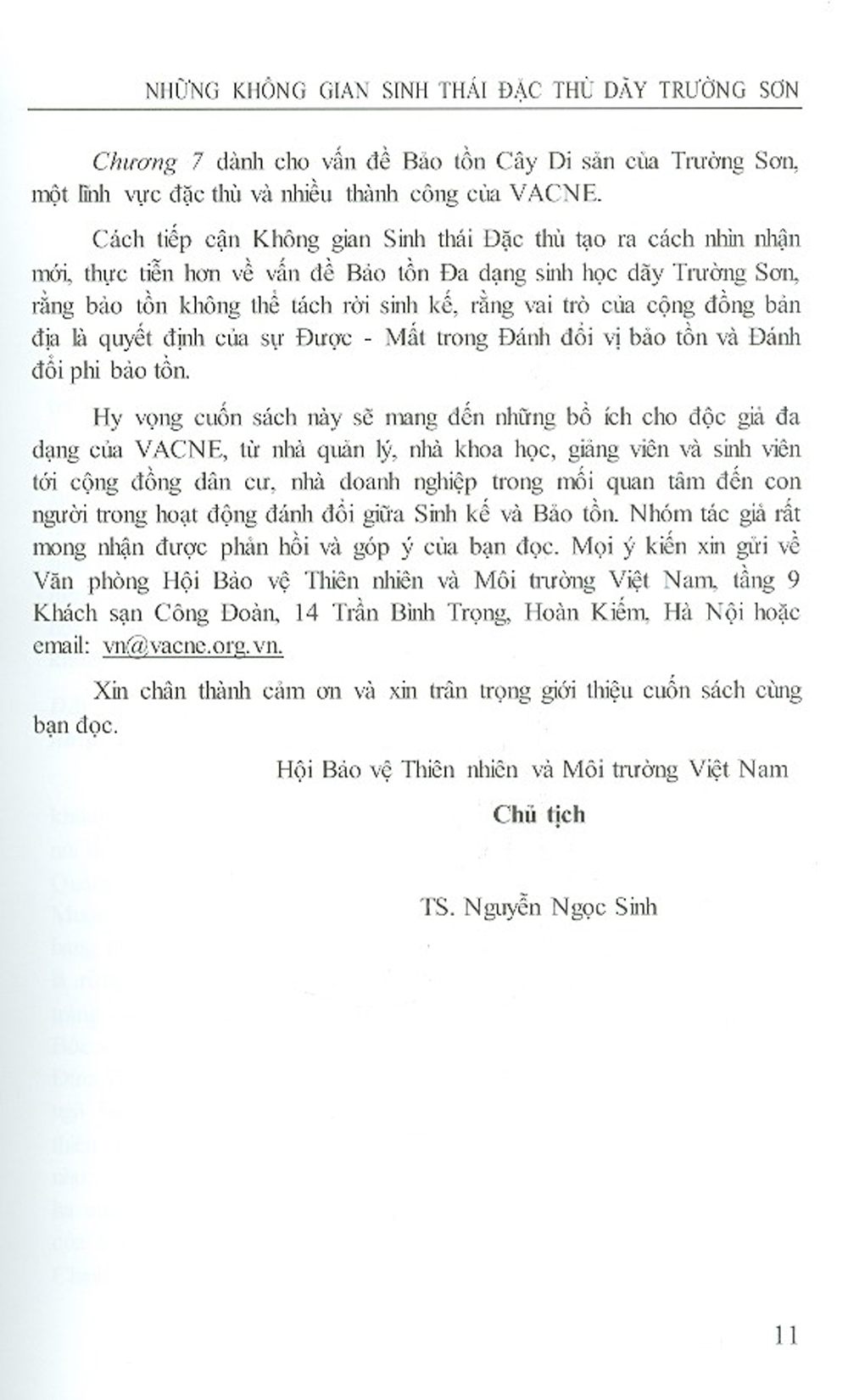 Những Không Gian Sinh Thái Đặc Thù Dãy Trường Sơn - Bảo Tồn Đa Dạng Sinh Học Dãy Trường Sơn - Tập 2