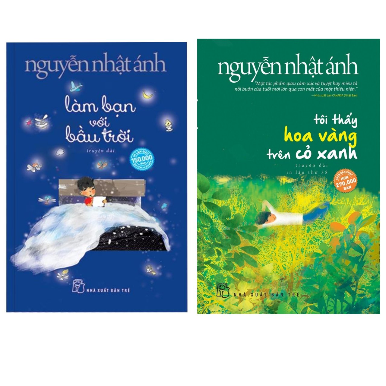 Combo Tiểu Thuyết Đặc Sắc: Tôi Thấy Hoa Vàng Trên Cỏ Xanh + Làm Bạn Với Bầu Trời