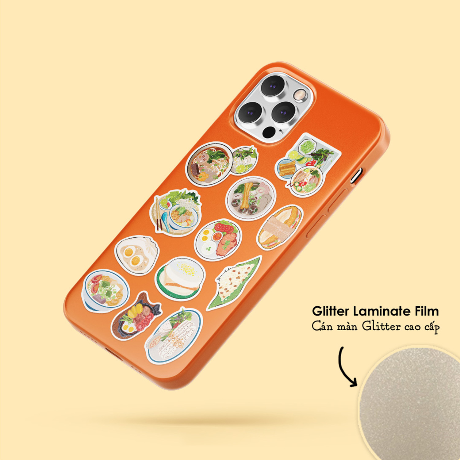 Vol.44 Vietnamese Breakfast - Little Sticker Sheet A6 hình dán cán màn cao cấp - Sticker Factory