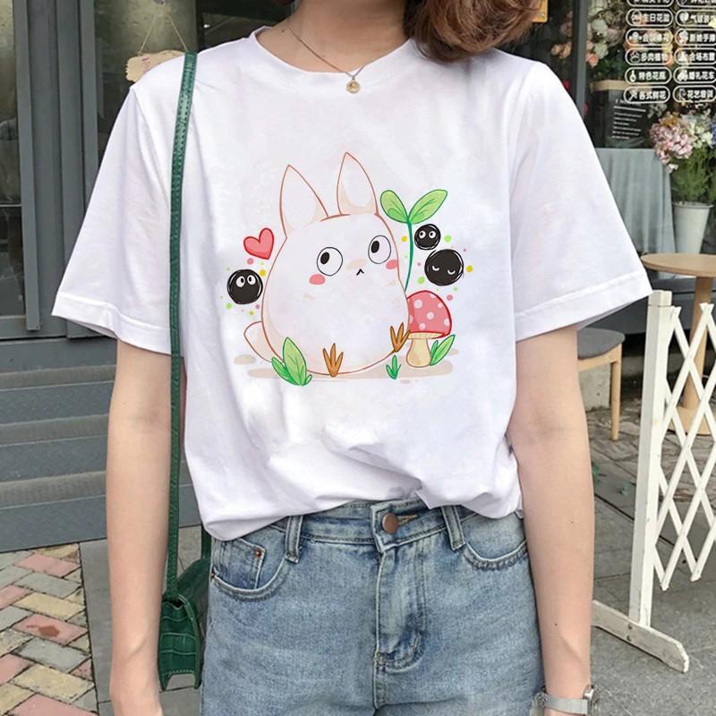 Áo phông Thỏ Hồng Hoạt Hình Nhật Bản Ulzzang