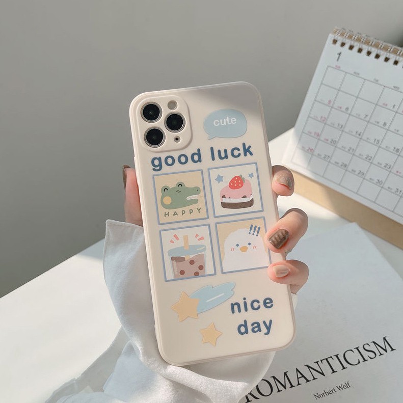 Ốp Lưng iPhone Cạnh Vuông Nice Day Dành Cho iPhone 6 / 6 Plus / 7 / 7 Plus / 8 / 8 Plus / X / Xs / Xs Max / 11 / 11 Pro / 11 Pro Max / 12 / 12 Pro / 12 Pro Max