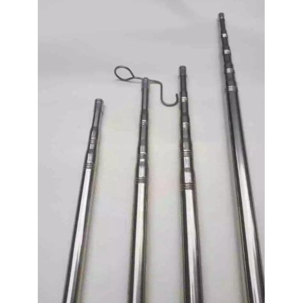 Sào inox bẫy chim, treo lồng tặng kèm móc sào Phụ kiện lồng chim Halosung PK45 - sale to