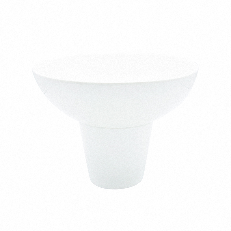 Tô Sứ Tròn Có Chân Đế Q'tessence Màu Trắng Đường Kính 25Cm
