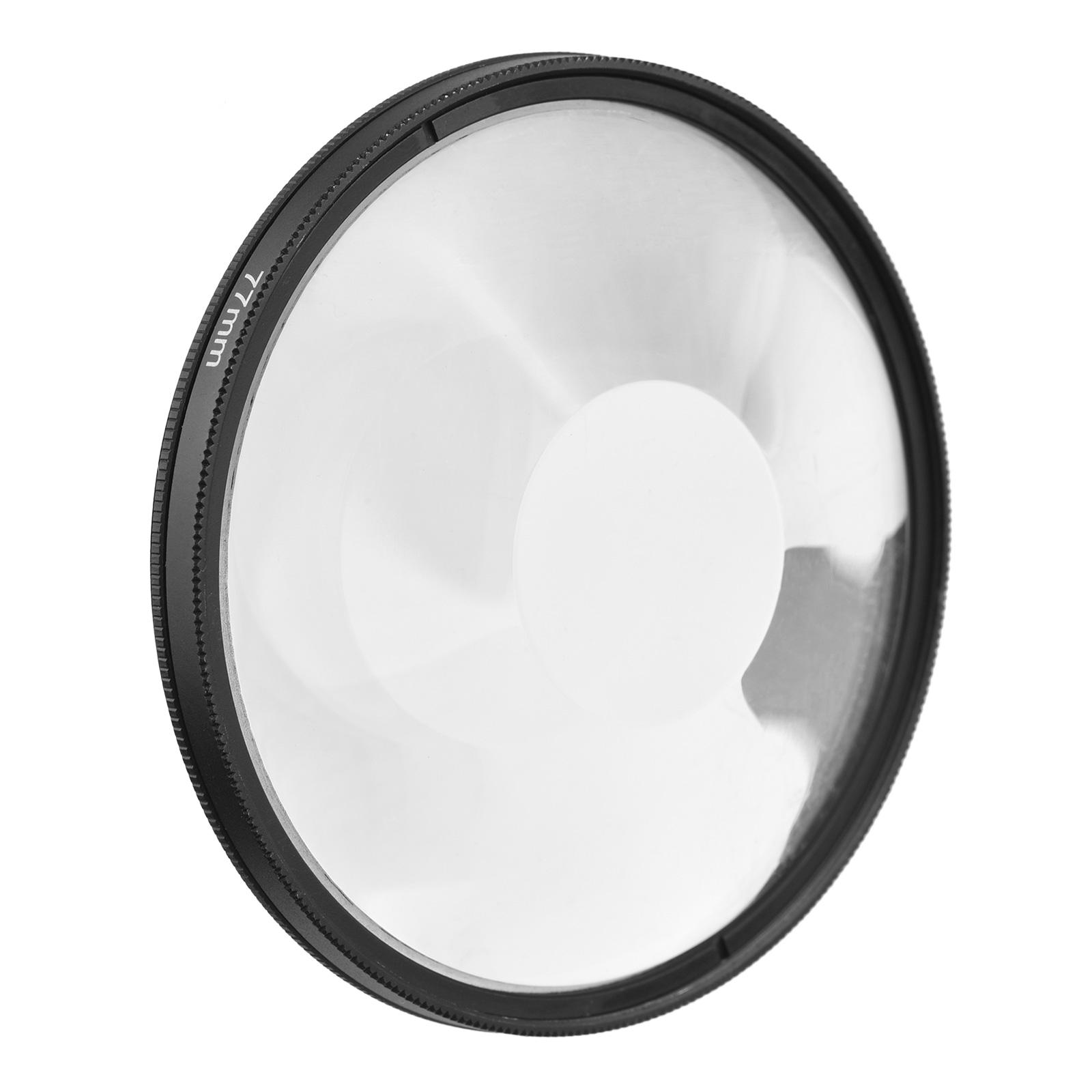77mm Whirlpool Glass Prism Kaleidoscope Lens Filter Optical Glass Lens Filter Professional Photography Accessory