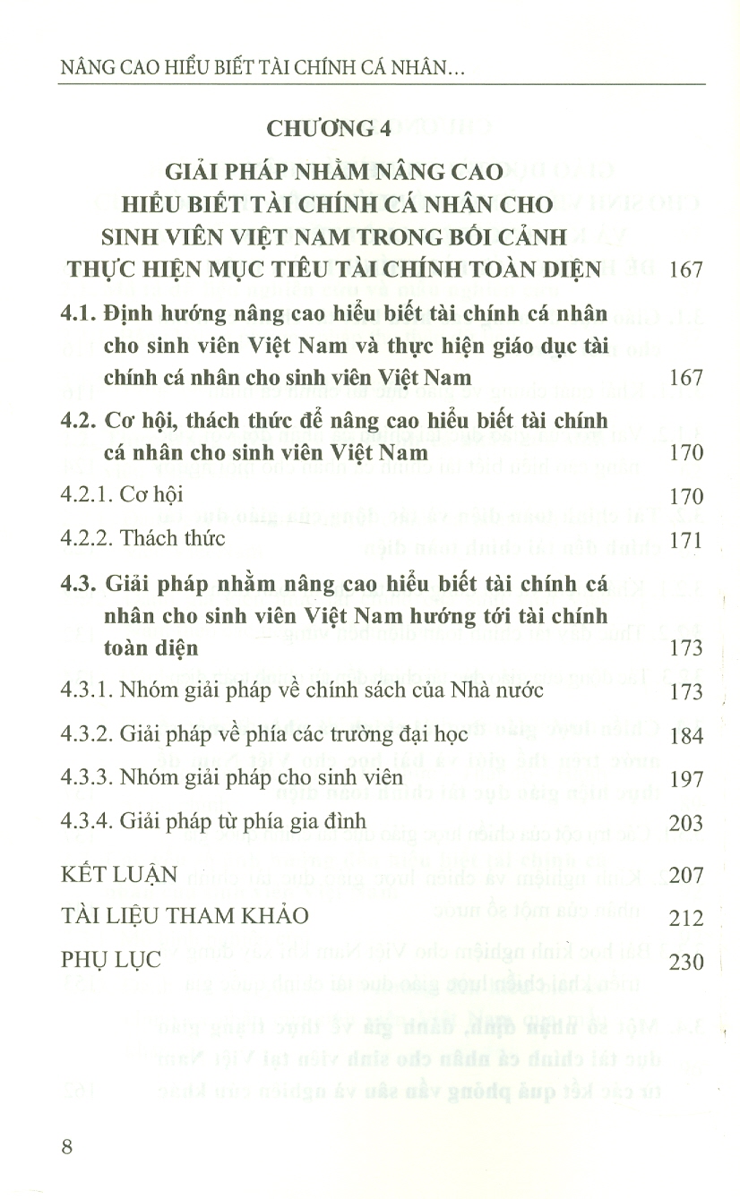 Nâng Cao Hiểu Biết Tài Chính Cá Nhân Cho Sinh Viên - Hướng Đến Mục Tiêu Tài Chính Toàn Diện (Sách chuyên khảo)