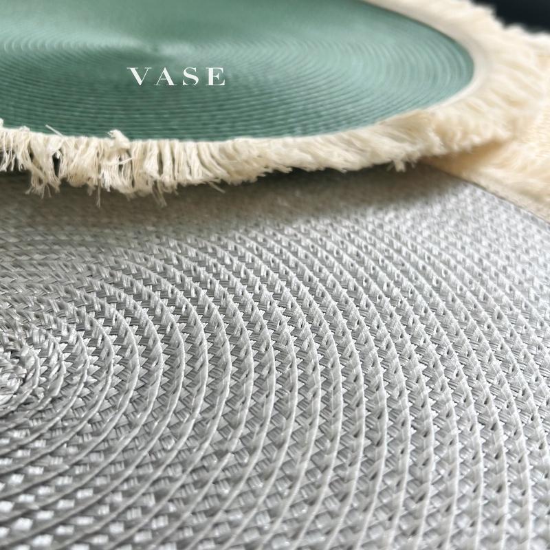 Tấm Lót Hình Tròn Lót Bàn Ăn - Lót Bình Hoa - Decor - Cách nhiệt - Chống thấm