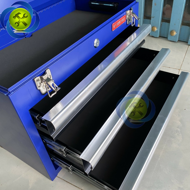 Thùng đồ nghề sắt ba ngăn kéo Workpro WP282006 kích thước 510x265x350mm