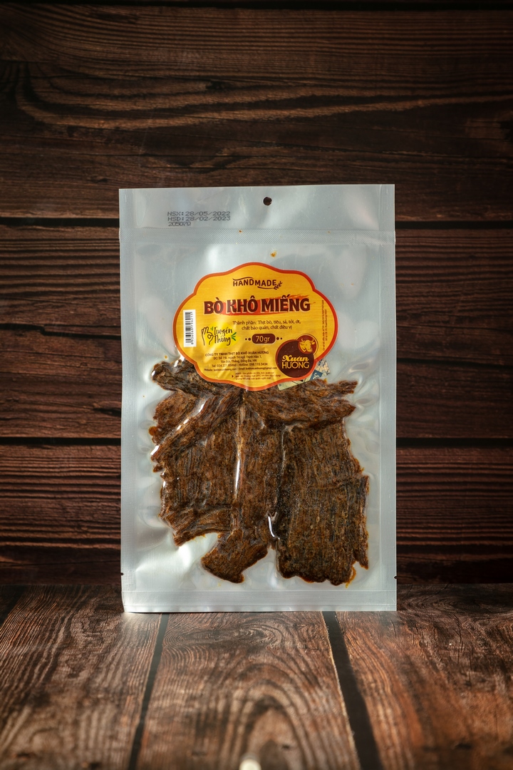 Bò Khô Miếng XUÂN HƯƠNG vị truyền thống thơm ngon 70g