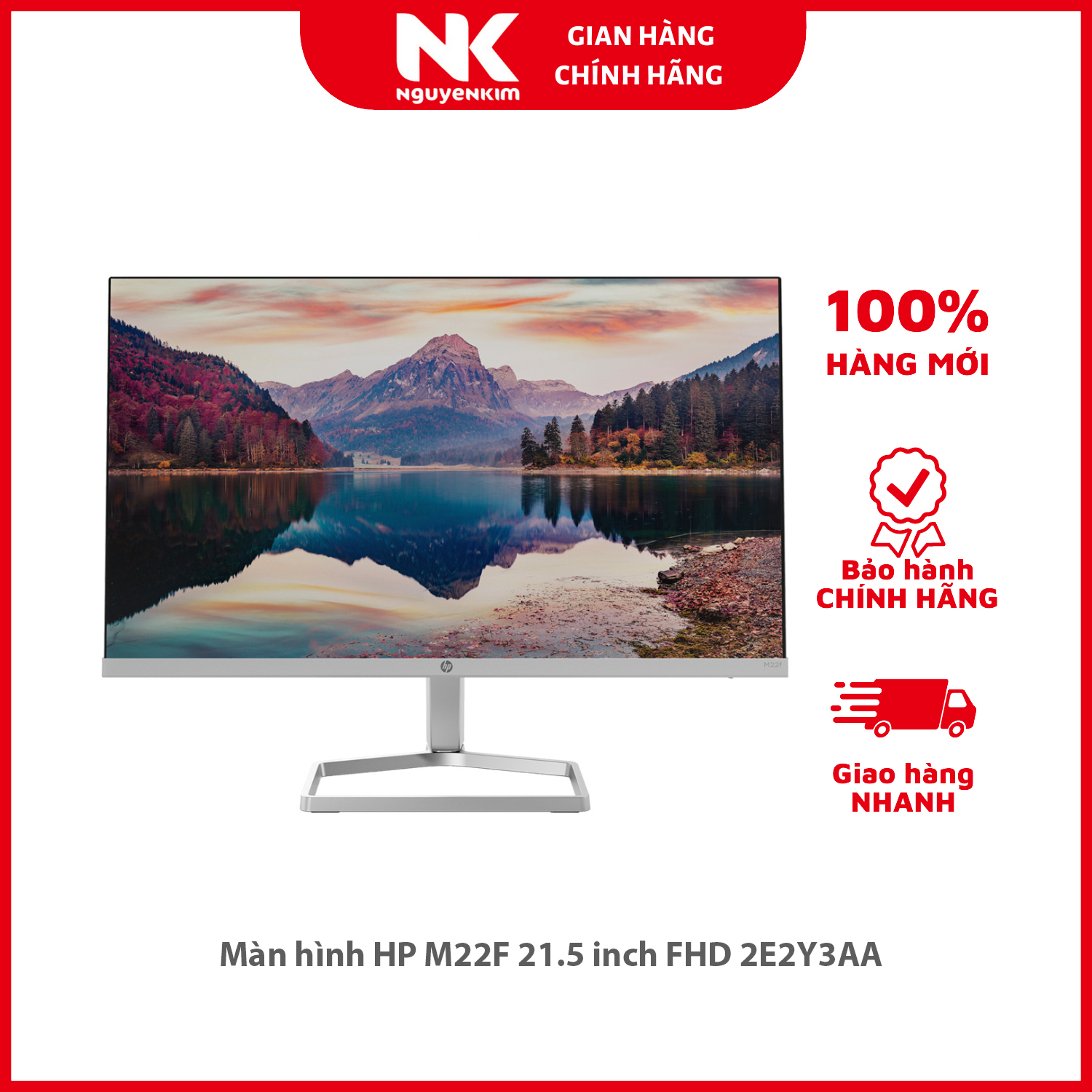 Màn hình HP M22F 21.5 inch FHD 2E2Y3AA - Hàng chính hãng