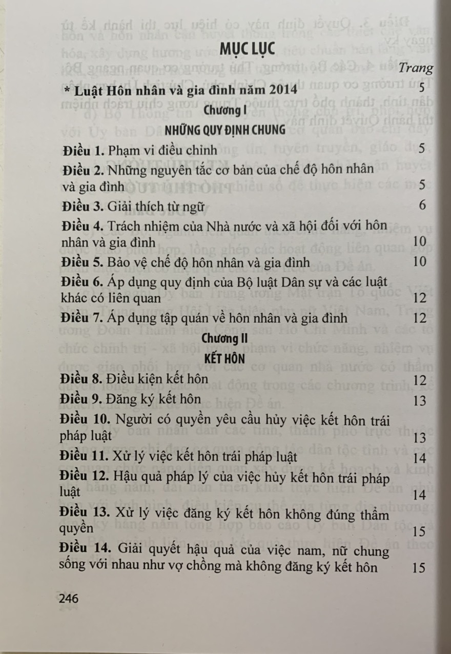 Luật hôn nhân và gia đình và các văn bản hướng dẫn thi hành