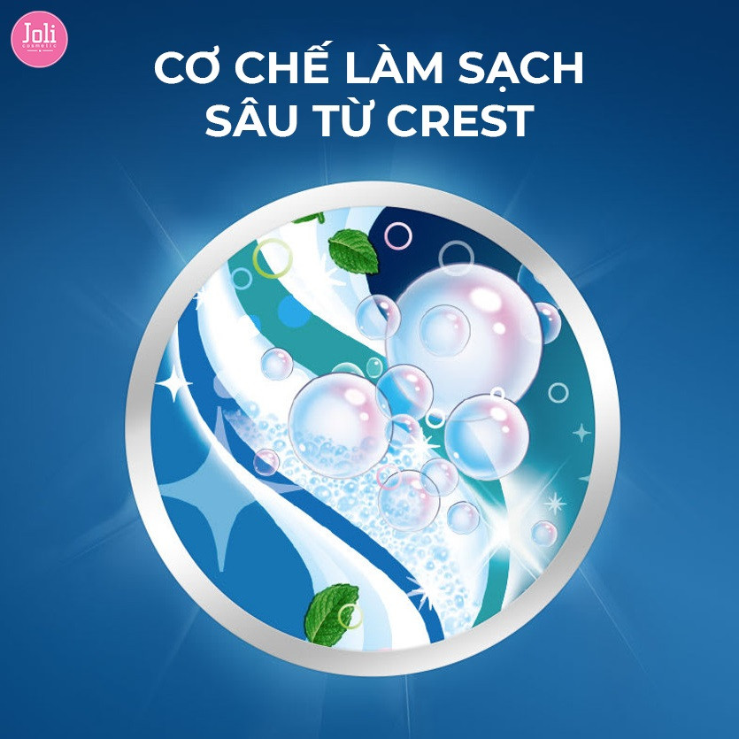 set 2 tuýp Kem Đánh Răng Crest+ Complete Deep Clean 153gx2