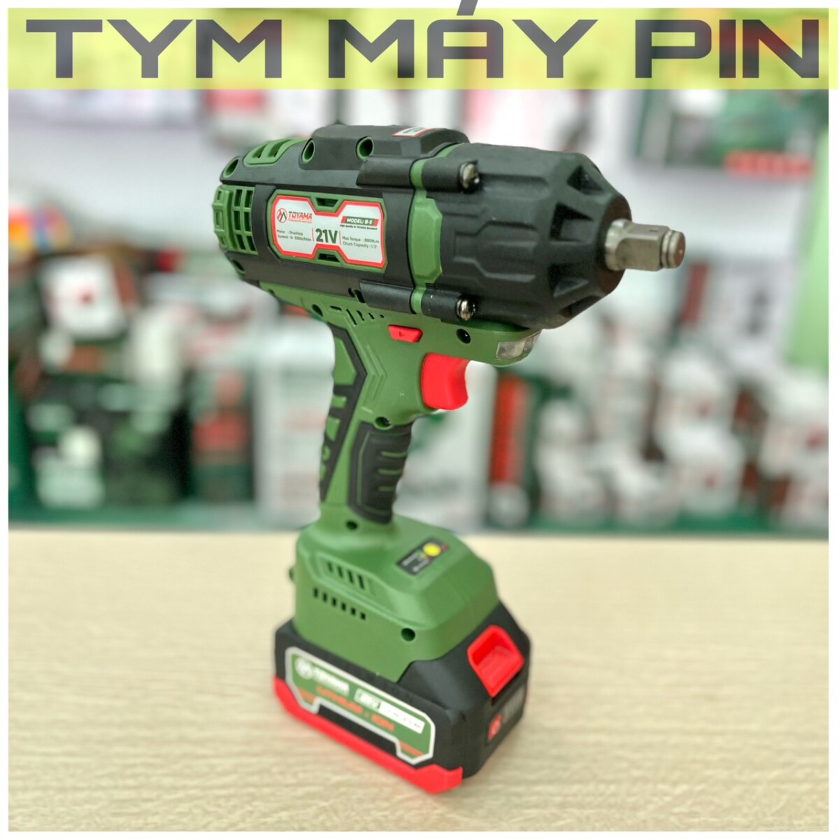 Bộ máy siết bulong pin Toyama B-5