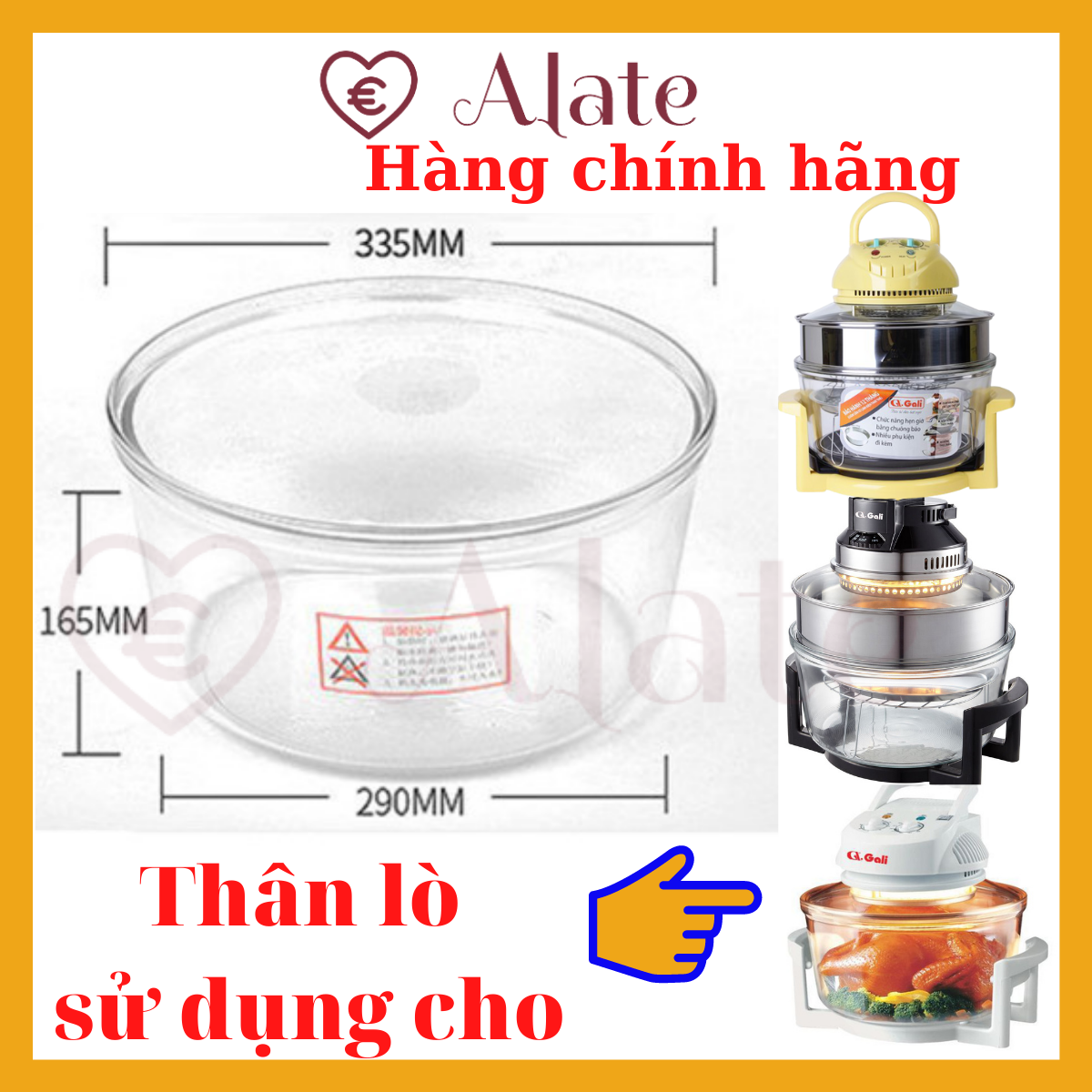 LÒNG, THÂN LÒ NƯỚNG THỦY TINH