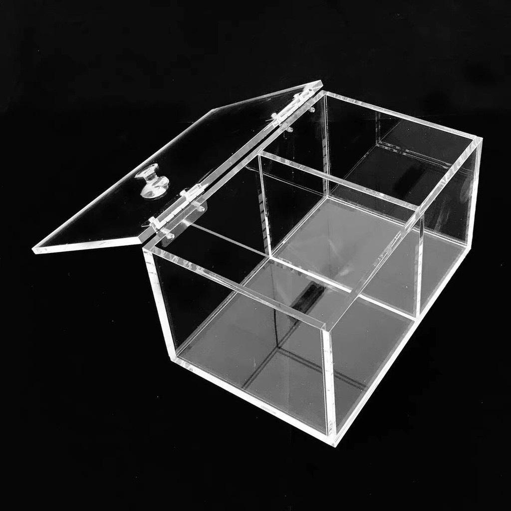 Hộp Mica 2 ngăn cao cấp (DxRxC)