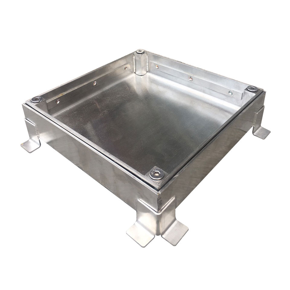 Nắp bể phốt Zavak MHE-25 KT25x25cm, chống nước, chống mùi, lát đá dày 2 cm chịu tải 1 tấn, inox 304