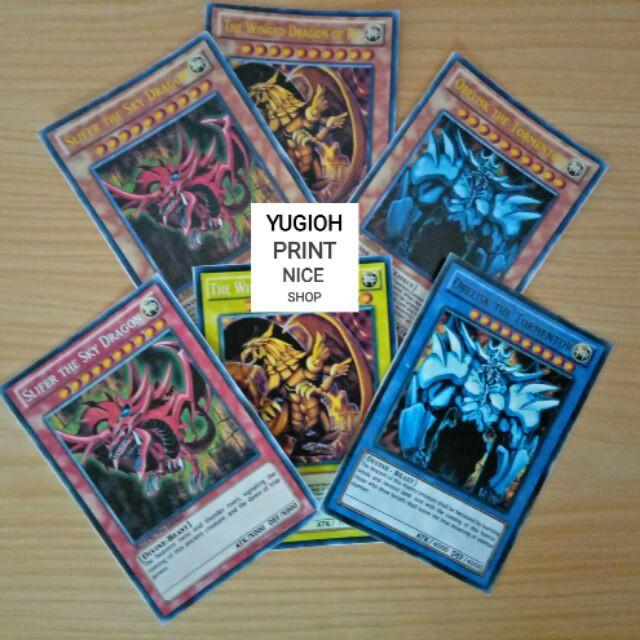 bnq-Bài YuGiOh - Bộ 15 lá bài thần hai phiên bản + Các lá bài bất ngờ ( Osiris + Obilisk + Ra )-r5d