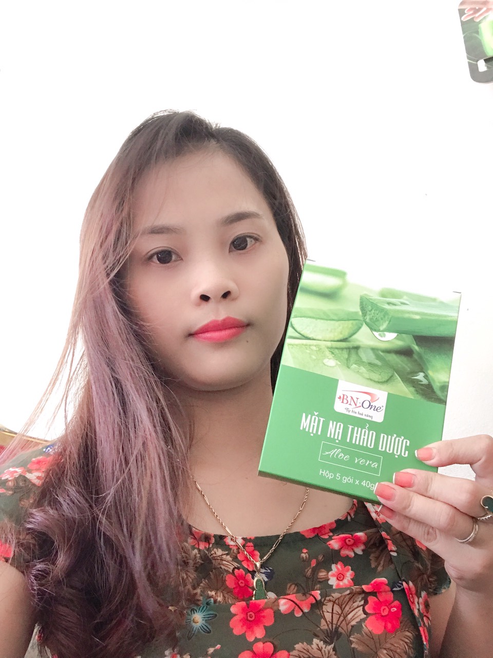 Mặt nạ Thảo dược Lô Hội BN ONE