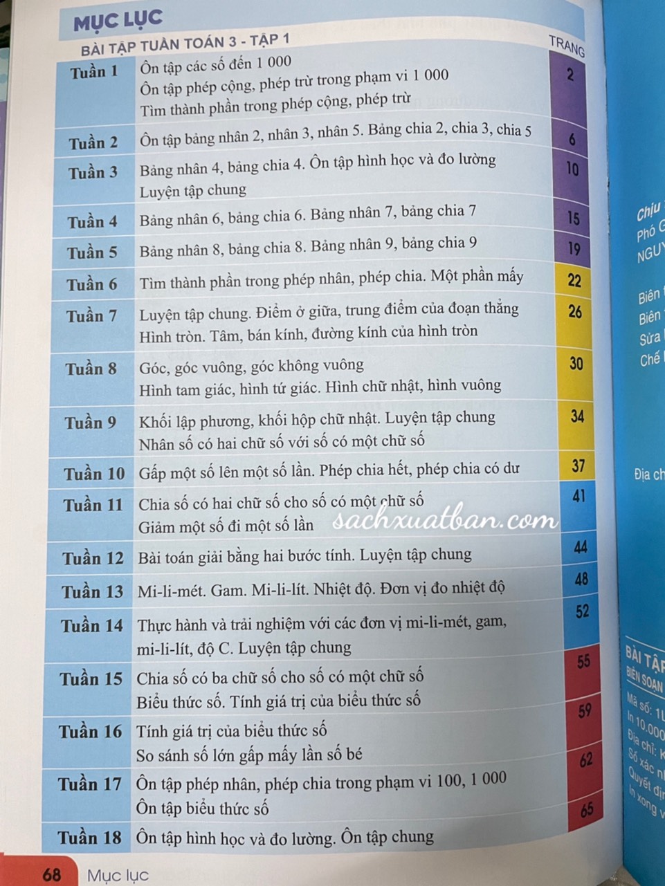 Sách Bài Tập Tuần Toán 3 Tập 1 - Kết Nối - Biên soạn theo CT GDPT mới