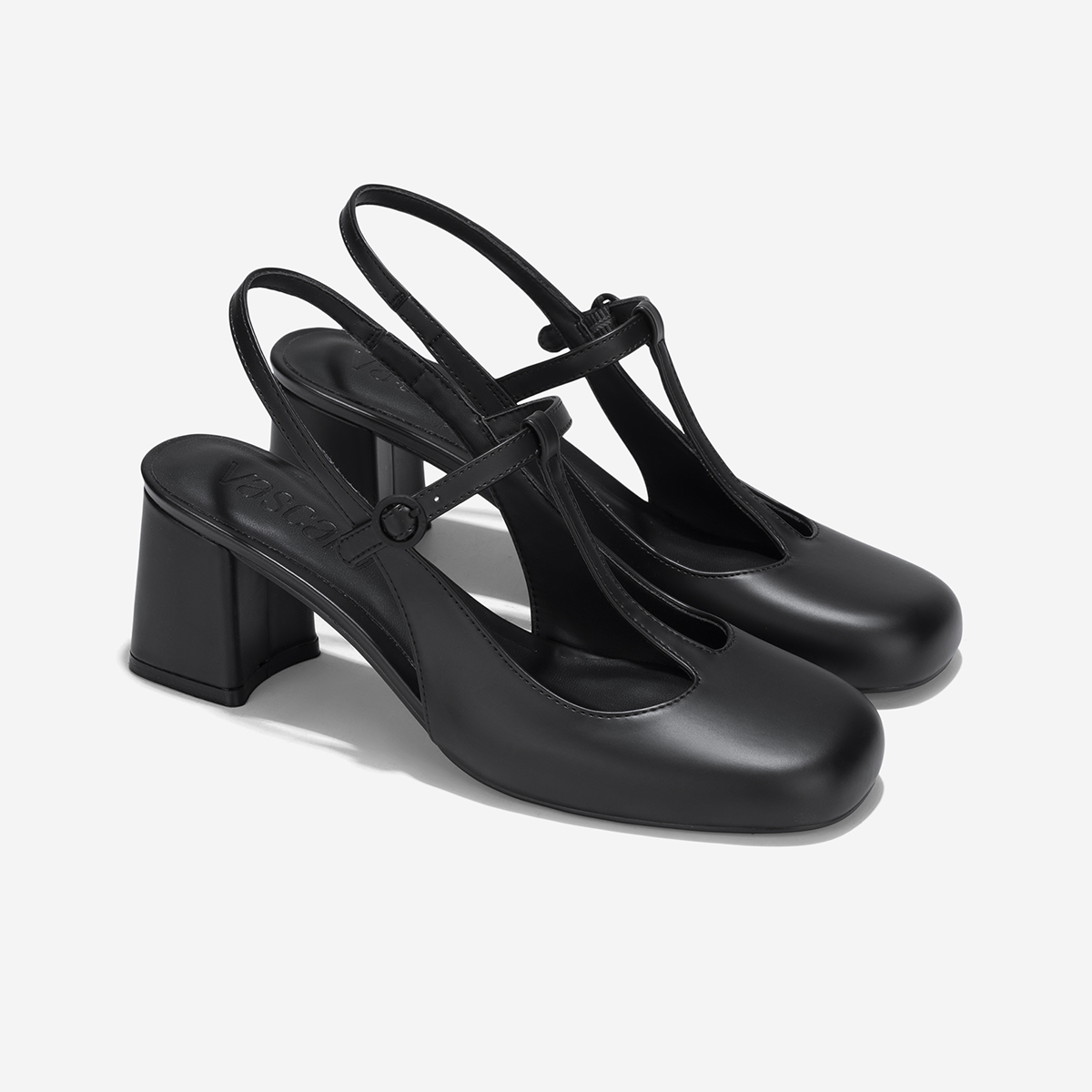 Vascara Giày Slingback T-Strap Cách Điệu - BMN 0676