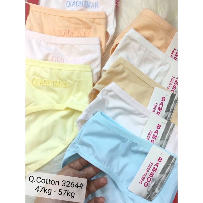 Combo 10 Cái Quần Lót Nữ Cotton Thun Thái, Siêu Mền Mịn, Co Giãn
