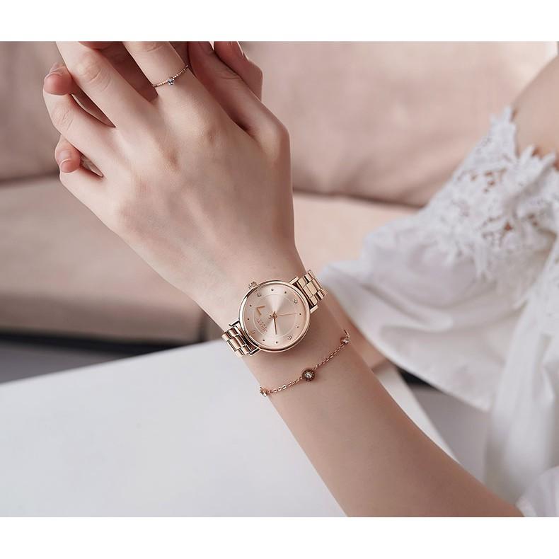 Đồng hồ nữ Julius Hàn Quốc JA-1248 dây thép