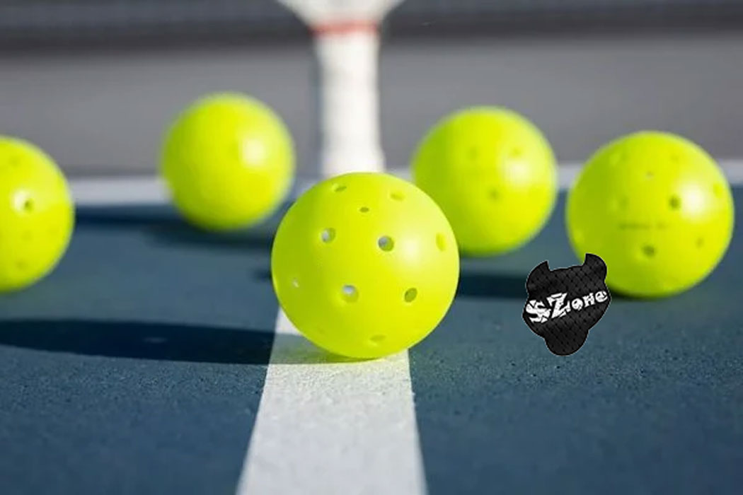Bóng pickleball chuẩn thi đấu, loại bóng đúc liền khối, 40 lỗ, 26 gram, đường kính 74mm, độ nảy ổn định, độ bền cao