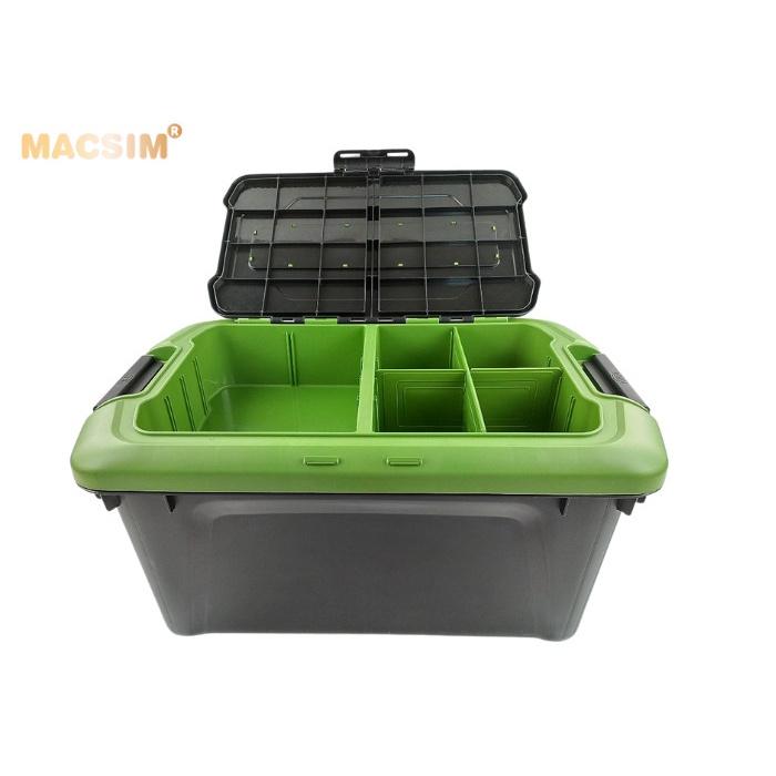 Hộp đựng đồ trên ô tô 60 lít kích thước 59,5cm x ,5cm x 35cm - hộp đựng đồ trong cốp ô tô nhãn hiệu Macsim