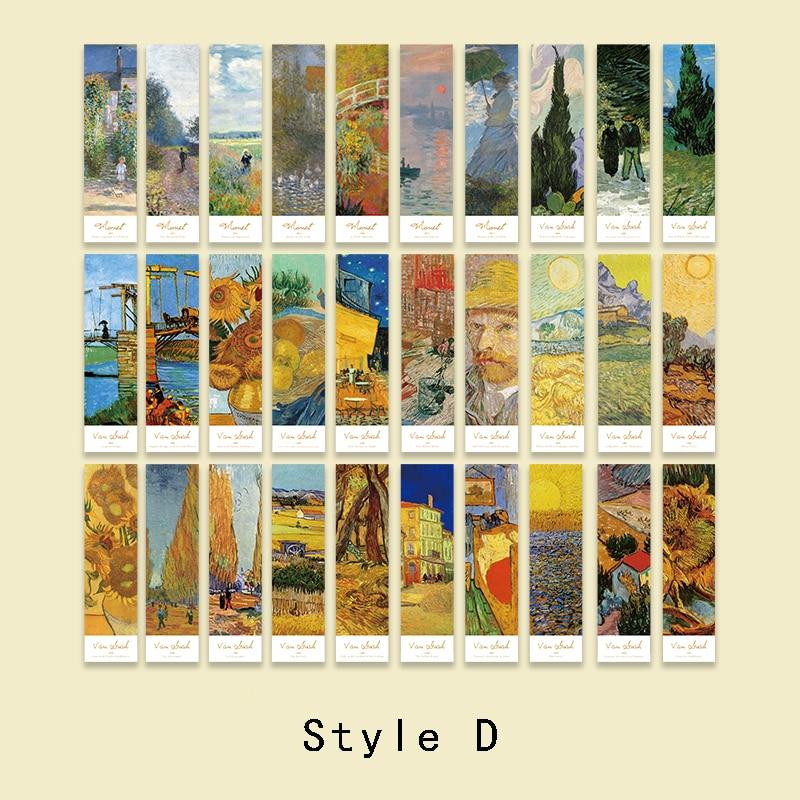 Set 30 bookmark thẻ đánh dấu sách sáng tạo ST62