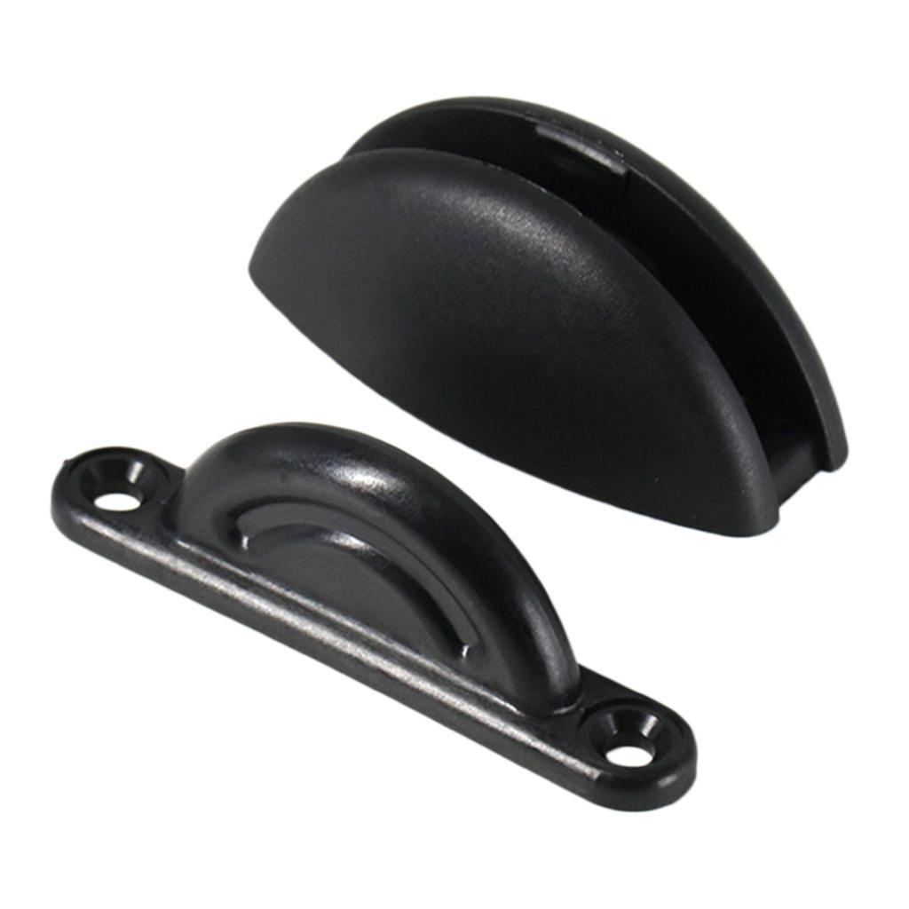 Door Catch Stopper Latch for Cabinet RV Motorhomes Caravan Cargo Black