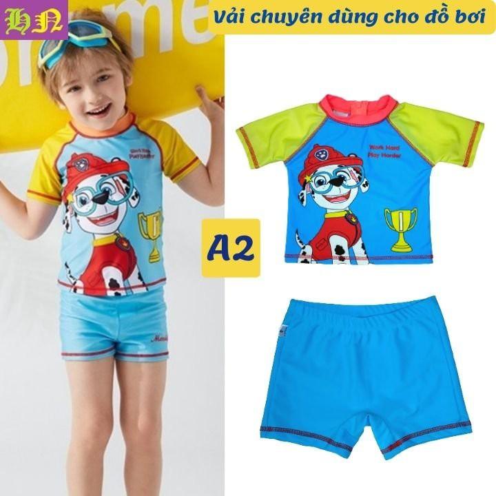 Đồ bơi cho bé trai - gái hình chó cứu hộ 11-40kg - độ co giãn cực tốt - đồ bơi 2 mảnh - HN.Store1115