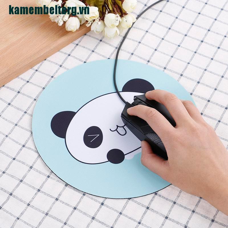 1 Miếng Lót Chuột Hình Gấu Trúc Dễ Thương Kích Thước 22x22x0.3cm