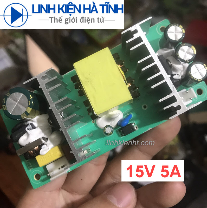 Mạch nguồn Loa Kéo 15V 5A nguồn 15V5A nguồn loa kéo hoàn toàn mới