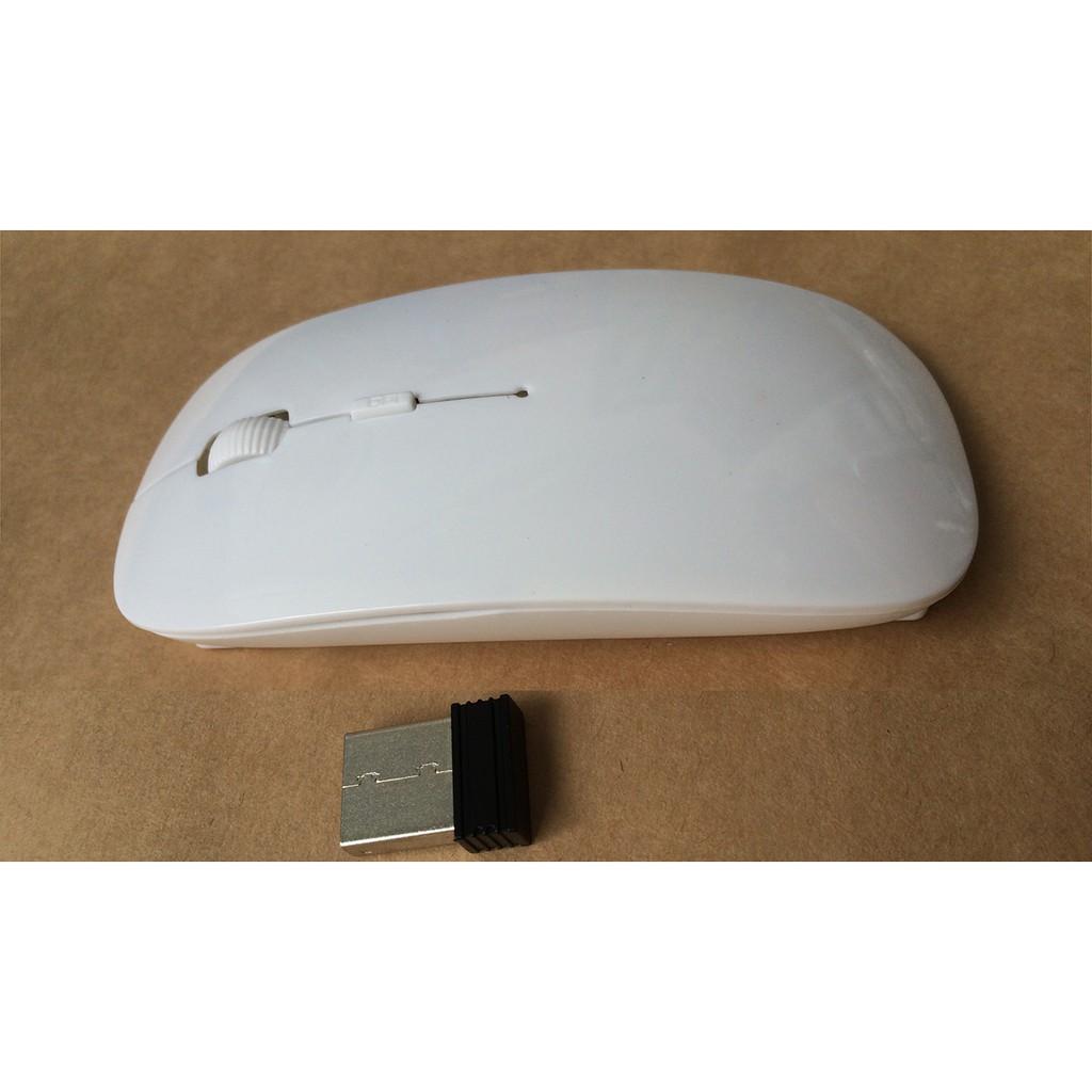 Chuột quang không dây kiểu dáng nhỏ gọn 4D Mouse (Giao màu ngẫu nhiên) - Hồ Phạm